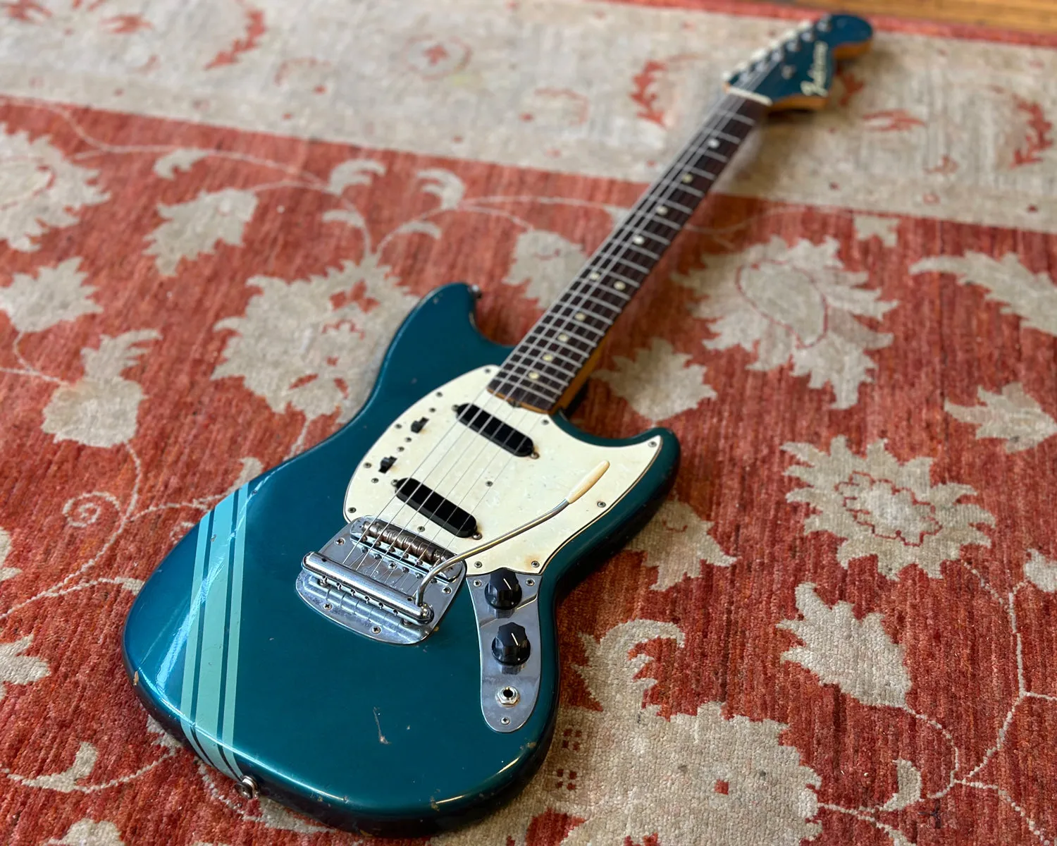 1969 Competition Burgundy Fender Mustang w/OHSC