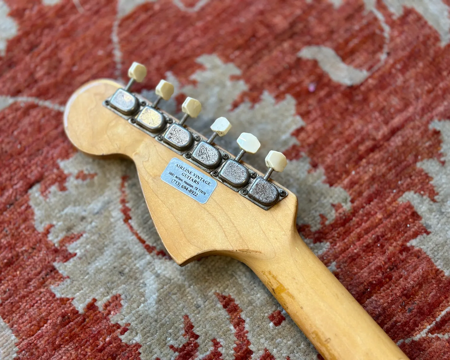 1969 Competition Burgundy Fender Mustang w/OHSC