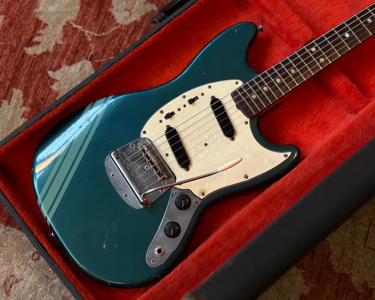 1969 Competition Burgundy Fender Mustang w/OHSC