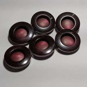 28mm Plastic Burgundy Buttons