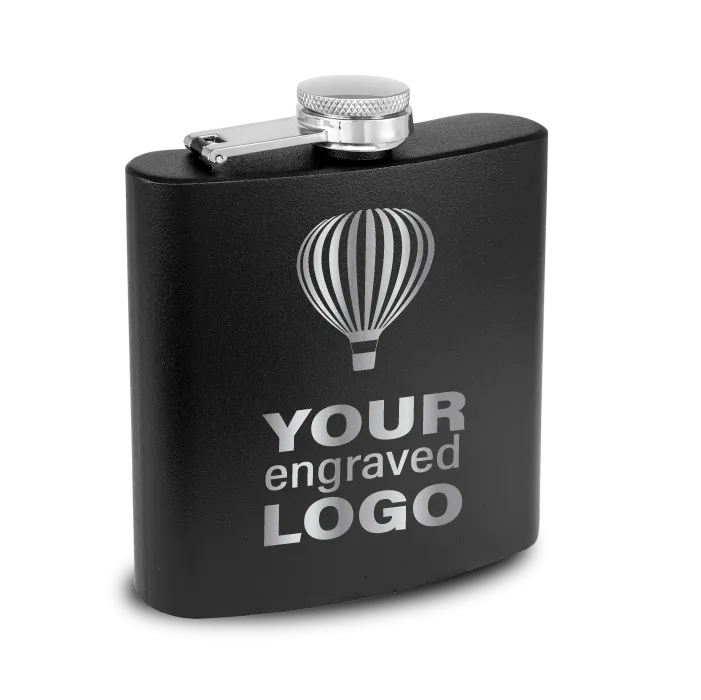 6 oz Flask -Mix & Match- Bulk Wholesale Personalized Engraved or Full Color Print Logo