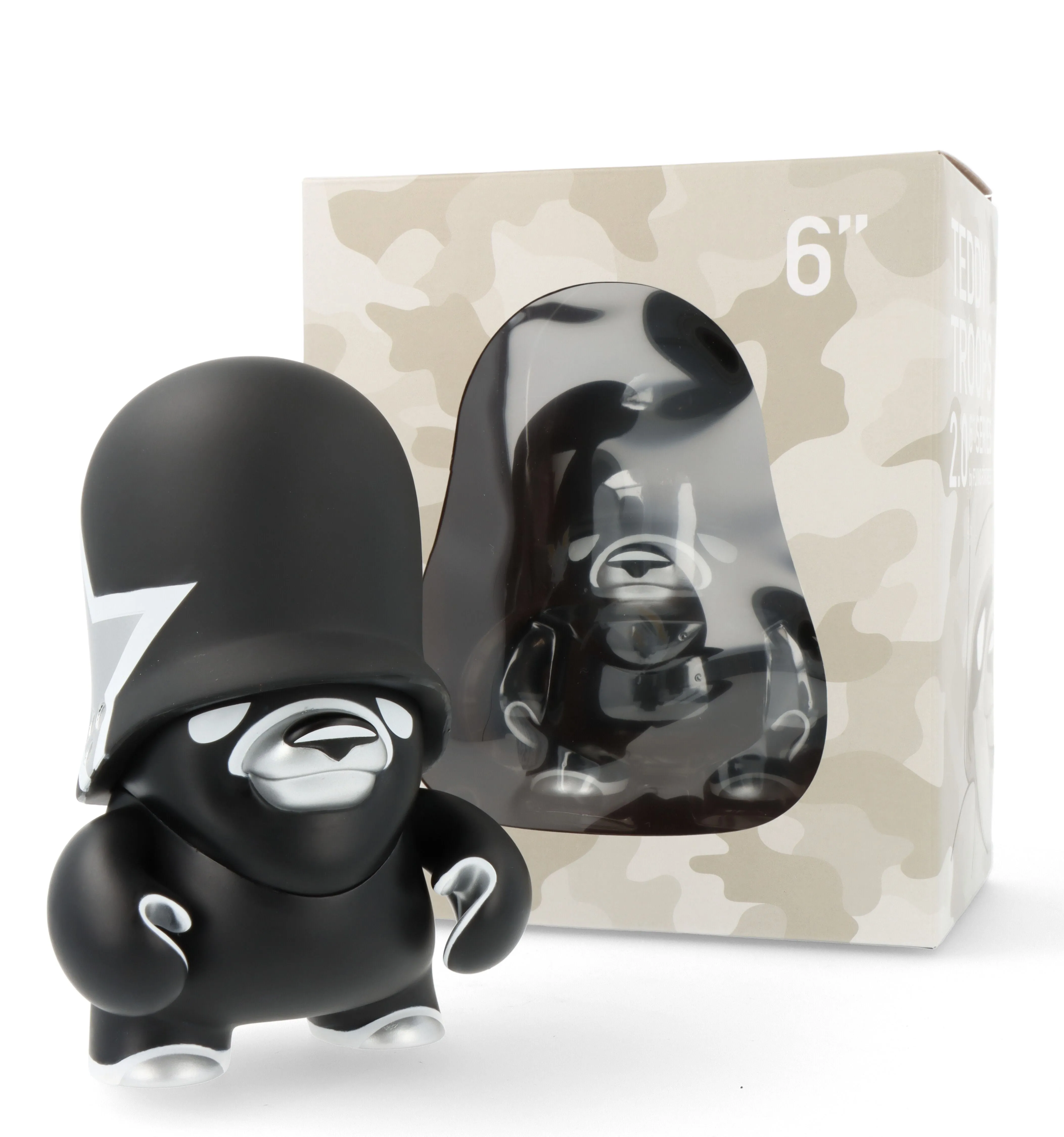 6" Teddy Troops 2.0 series - Basic black