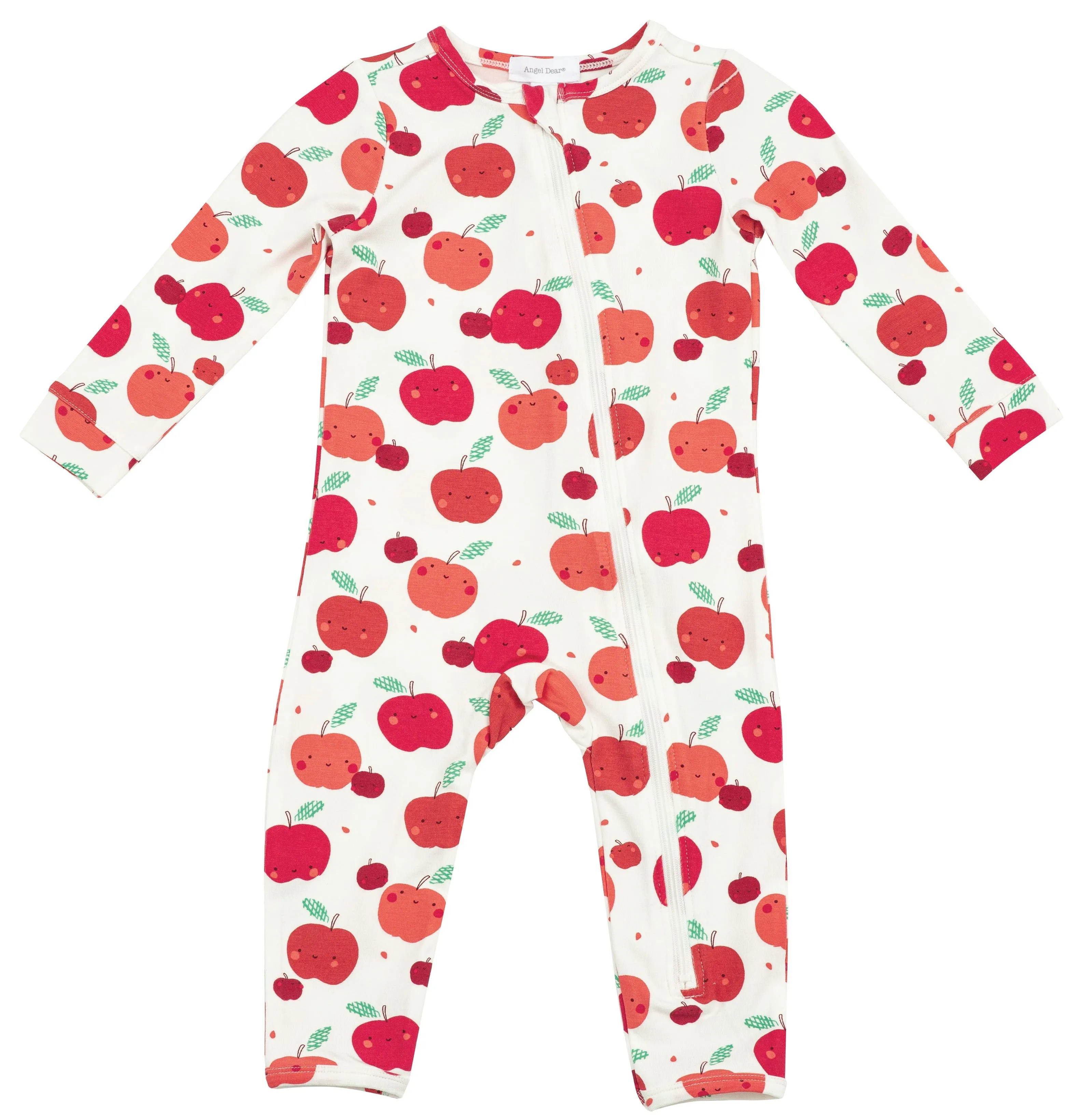 Angel Dear Apple Orchard Bamboo Zipper Romper