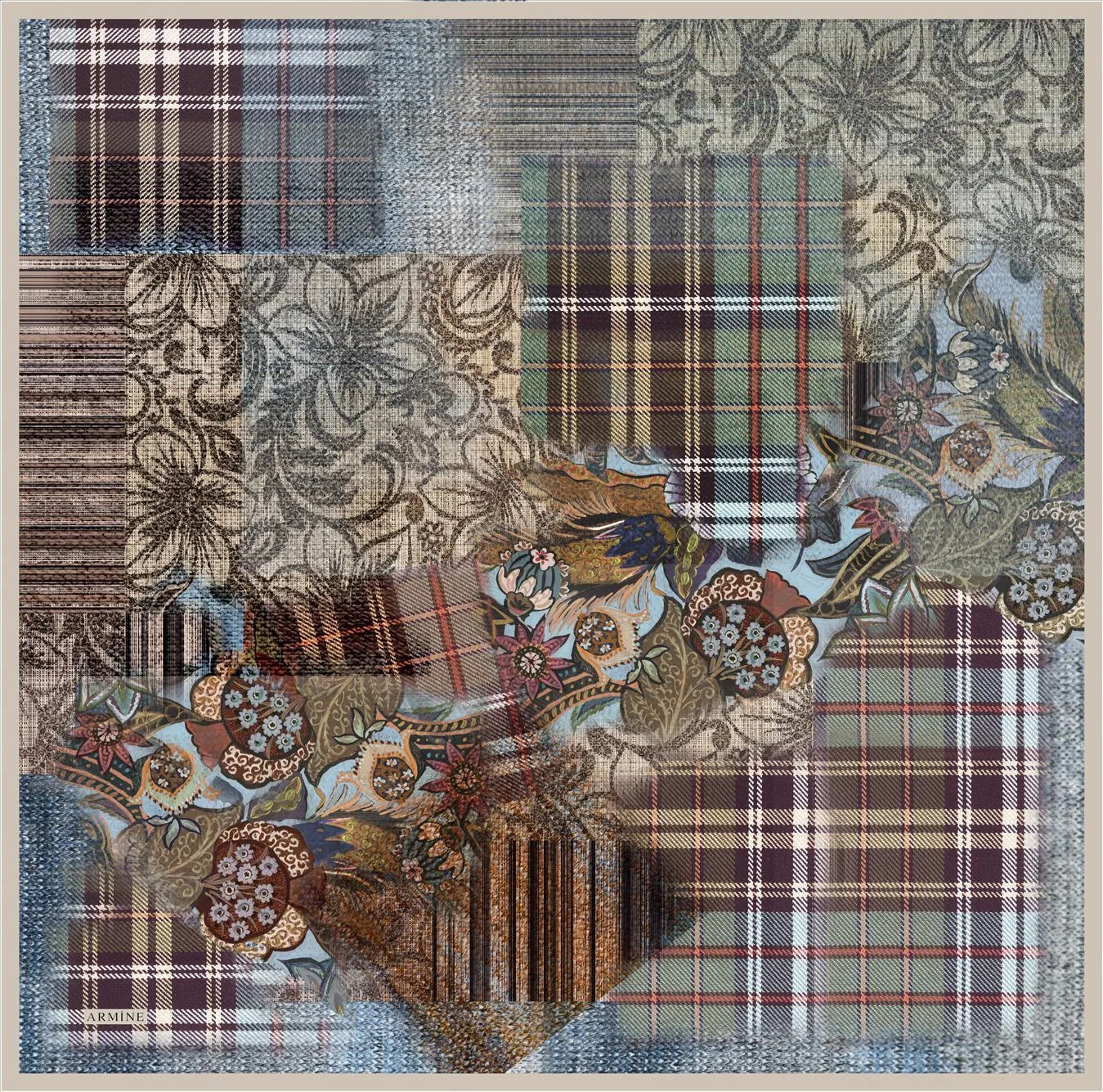 Armine Kalia Turkish Silk Scarf No. 31