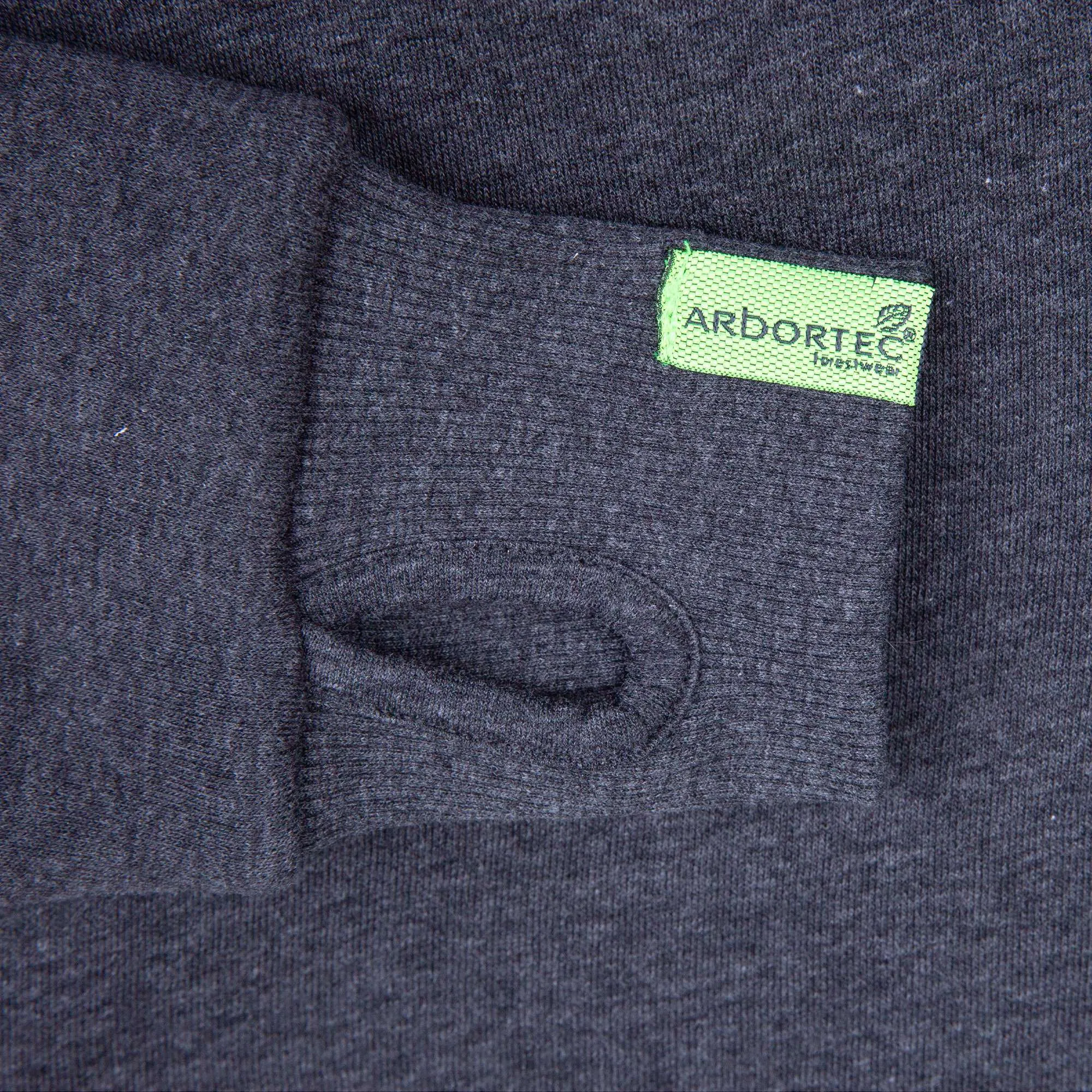 AT5020 Arbortec Zip Hoodie PYL - Charcoal Grey