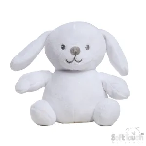 Baby Eco Recycled Bunny Soft Toy - White (PK6) EBU62-W