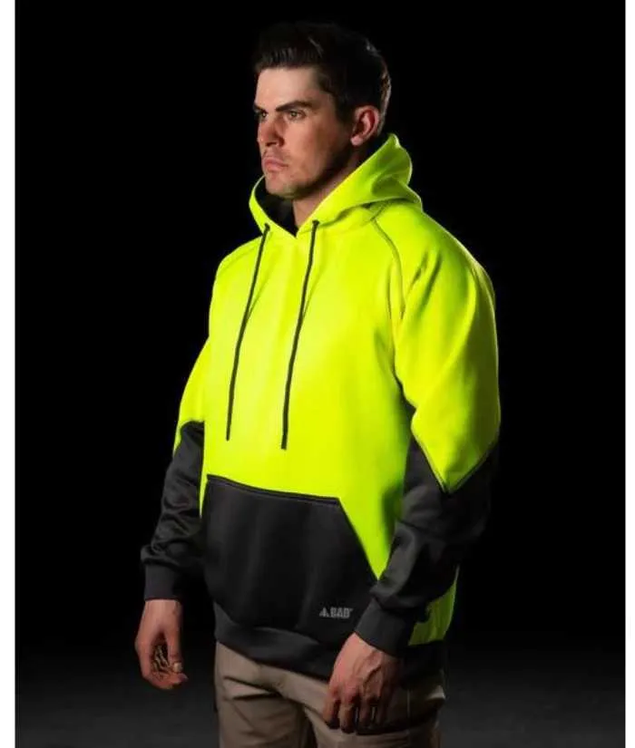 Bad Essential Hi Vis Fleece Hoodie with 3M Scotchguard