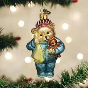 Bedtime Teddy Bear Ornament