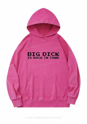 Big Is Back In Town Y2K Washed Hoodie Cherrykitten