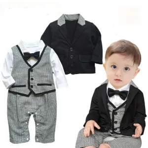 Black Jacket Gentlemen Romper