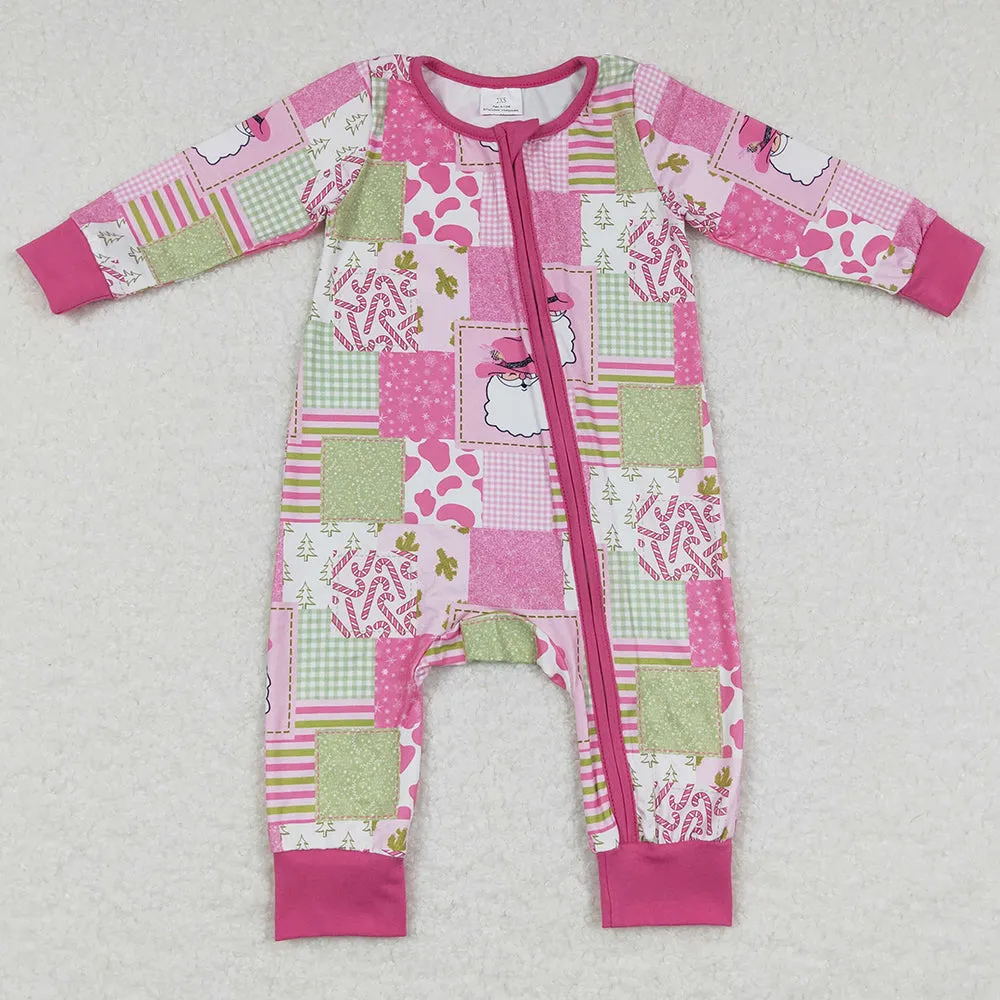 Boutique Baby Girls Rompers Christmas Rompers LR0722