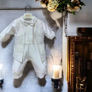 Boy's Silk Romper and Jacket