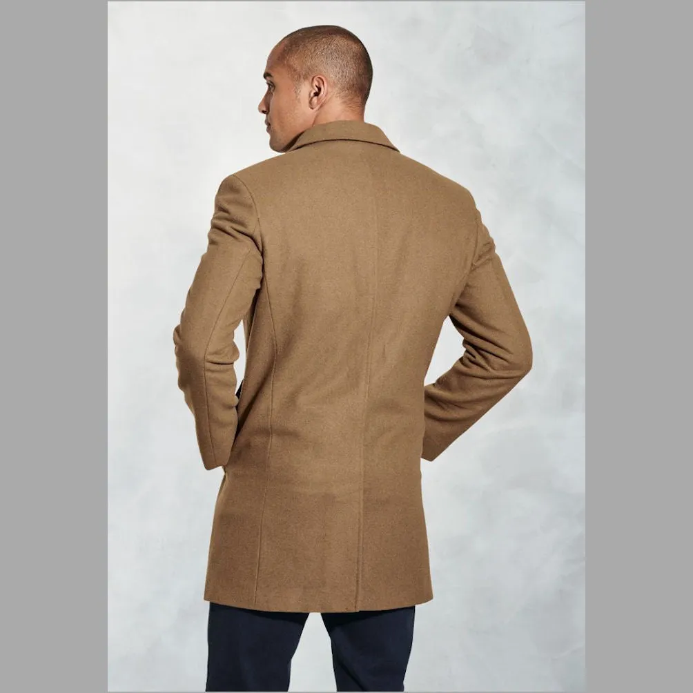 Brook Taverner Hutchinson Camel Car Coat--