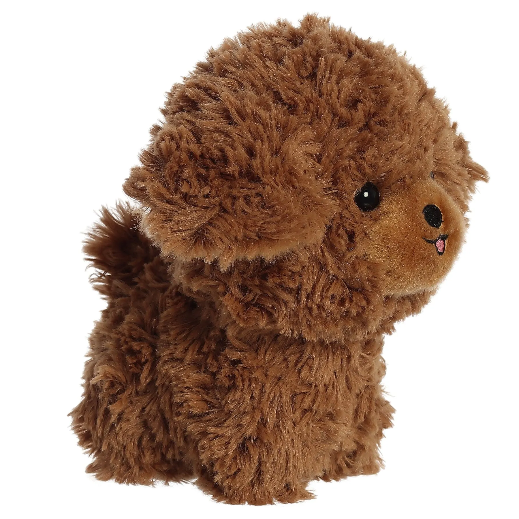 Brown Poodle Puppy Dog 7"