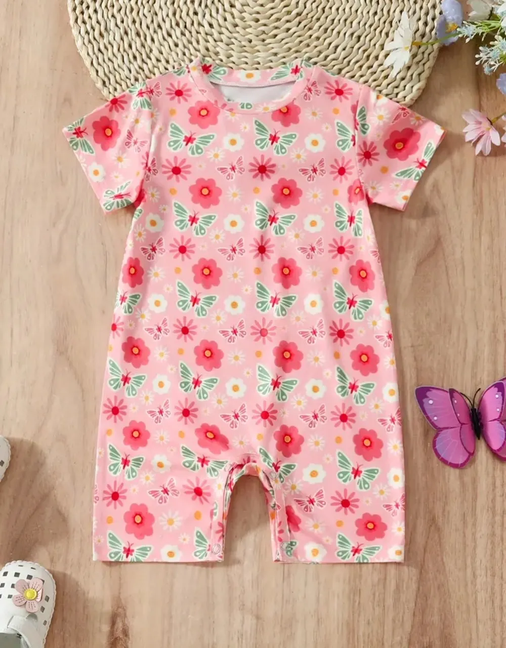 Butterfly Love Shorty romper