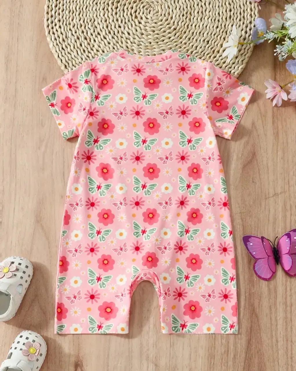 Butterfly Love Shorty romper