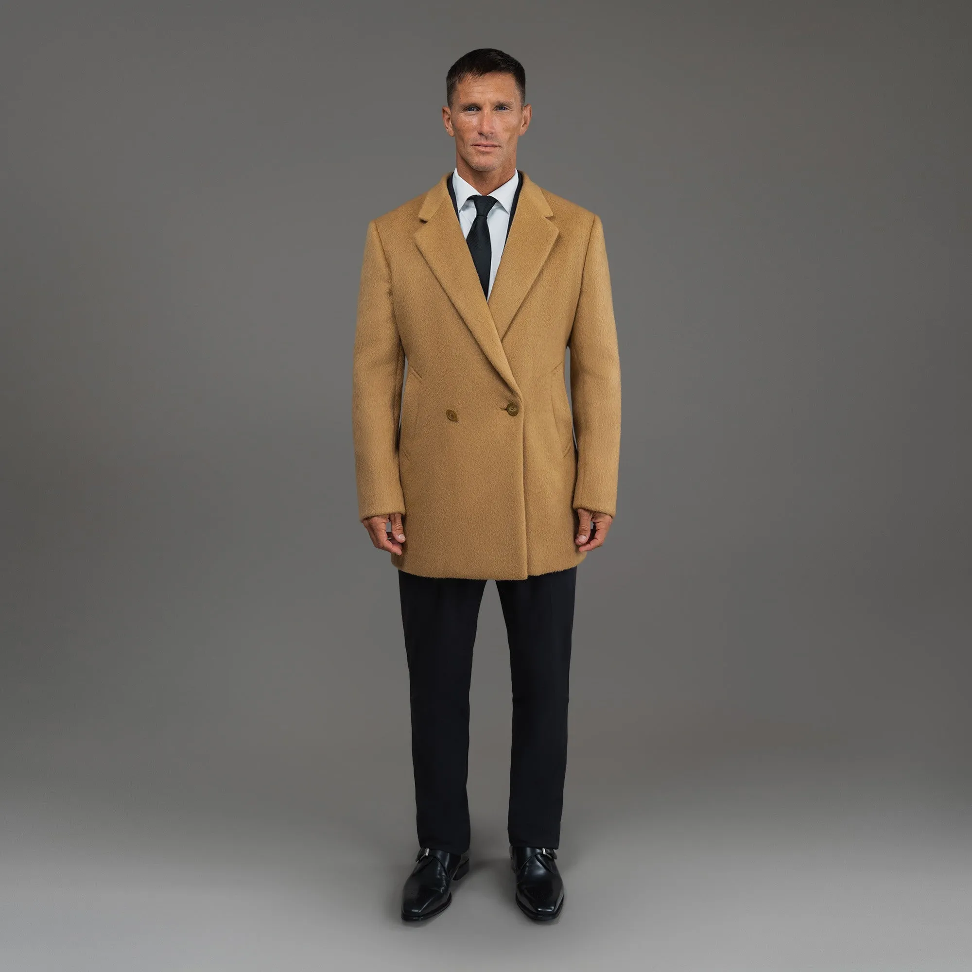 Classic Wool Silk Overcoat