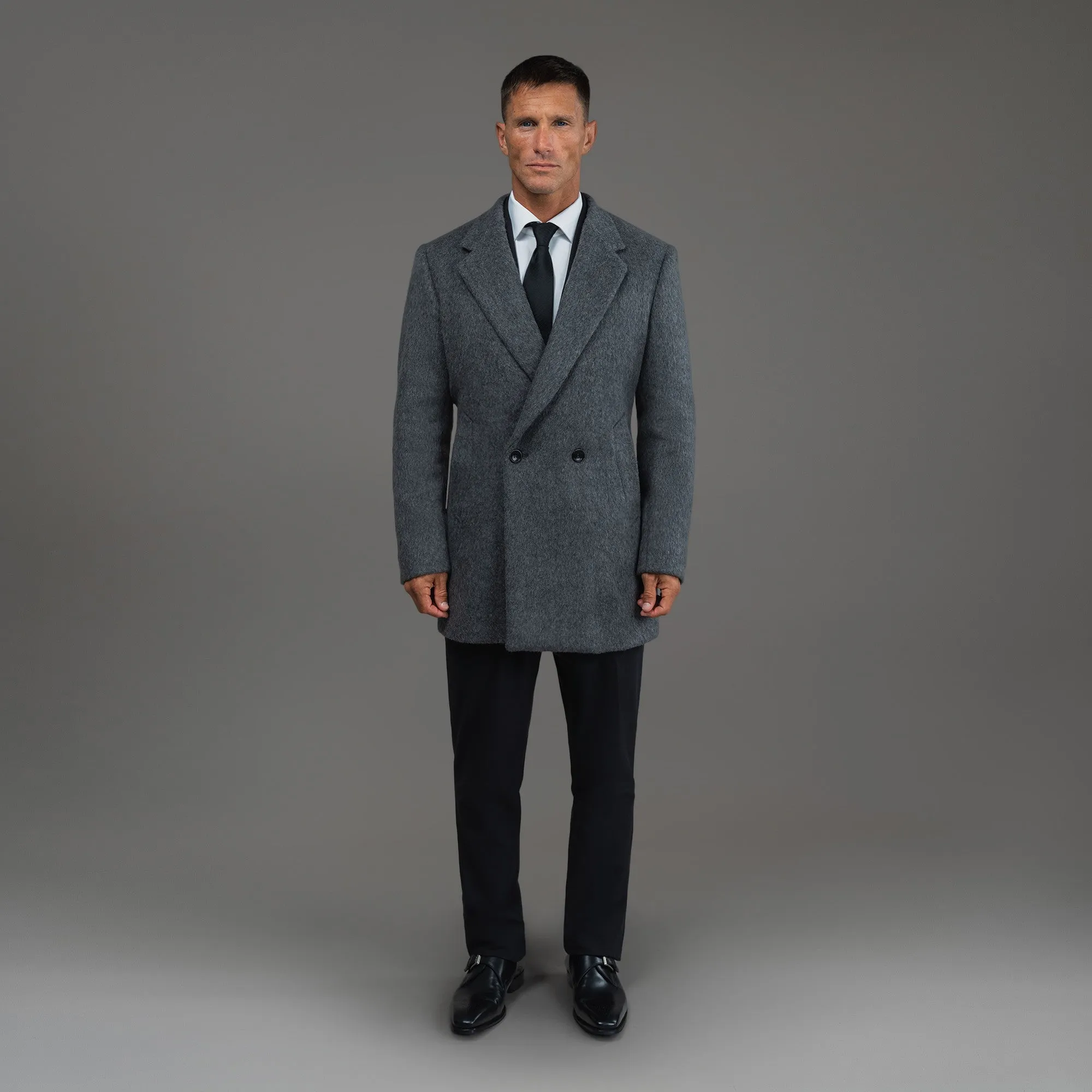 Classic Wool Silk Overcoat