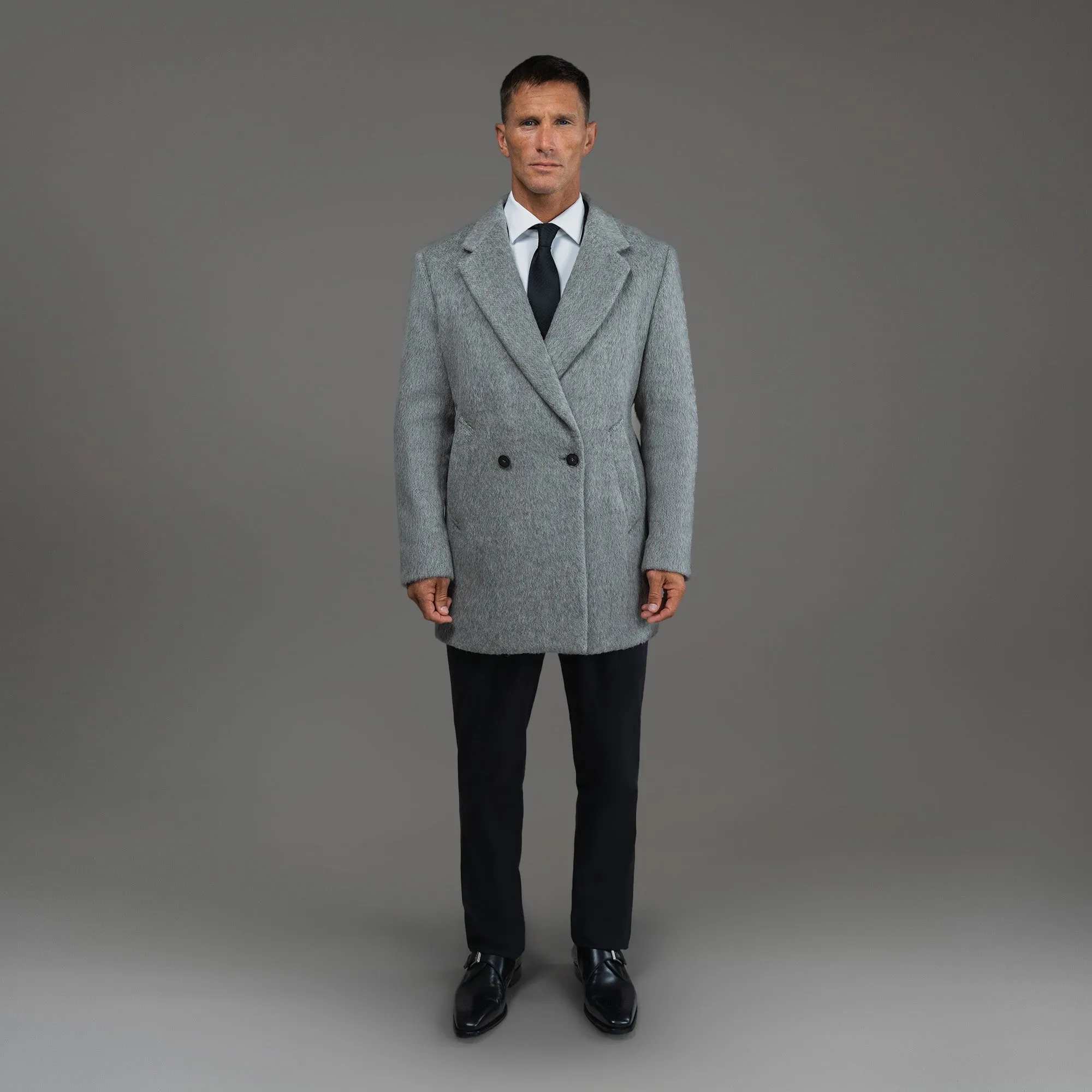 Classic Wool Silk Overcoat