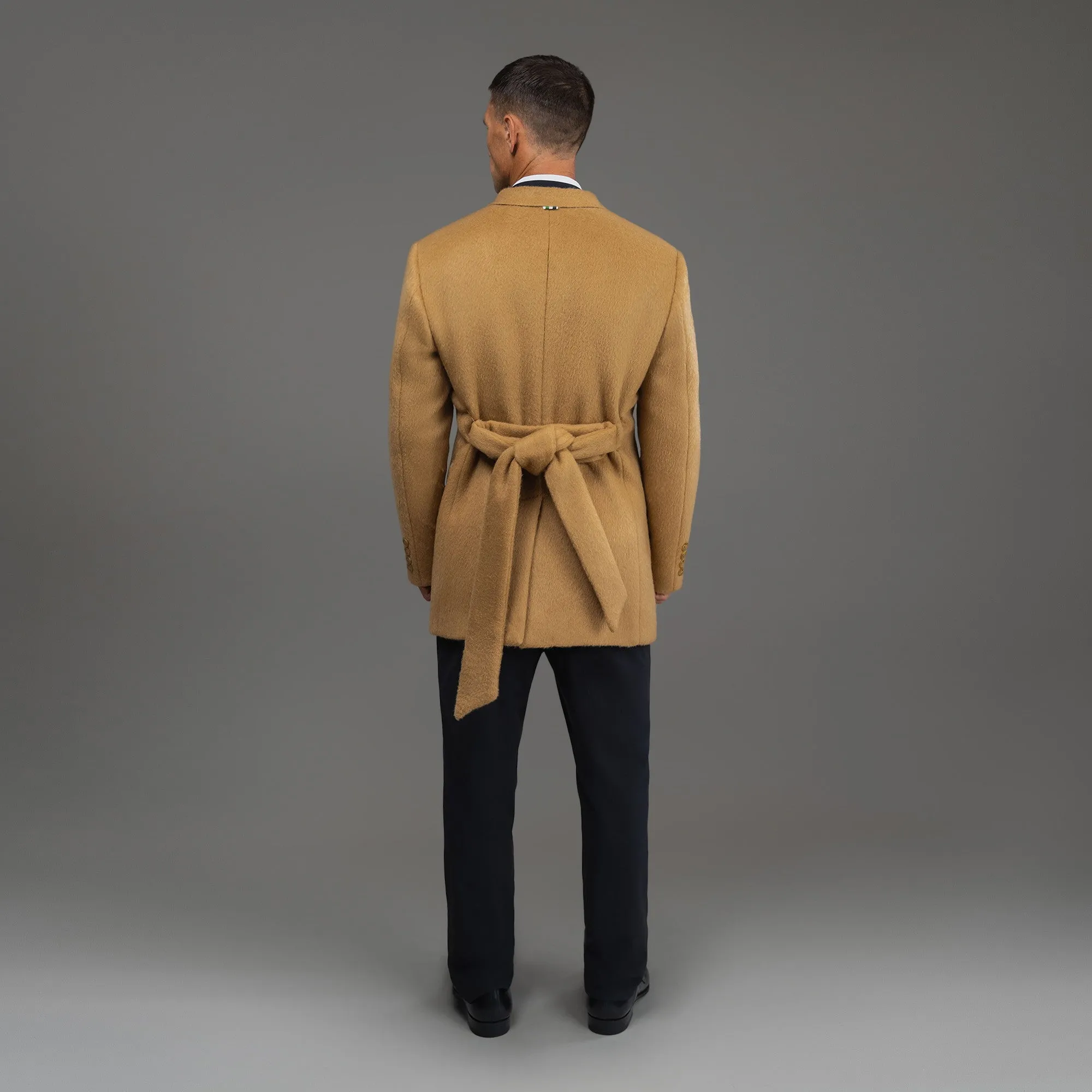 Classic Wool Silk Overcoat