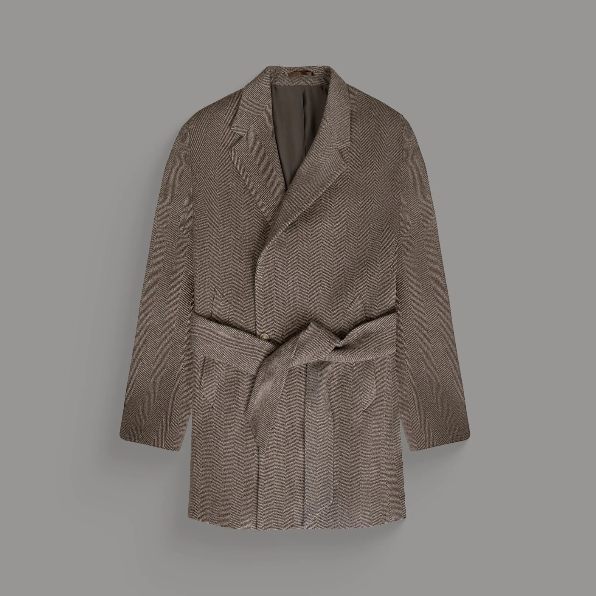 Classic Wool Silk Overcoat