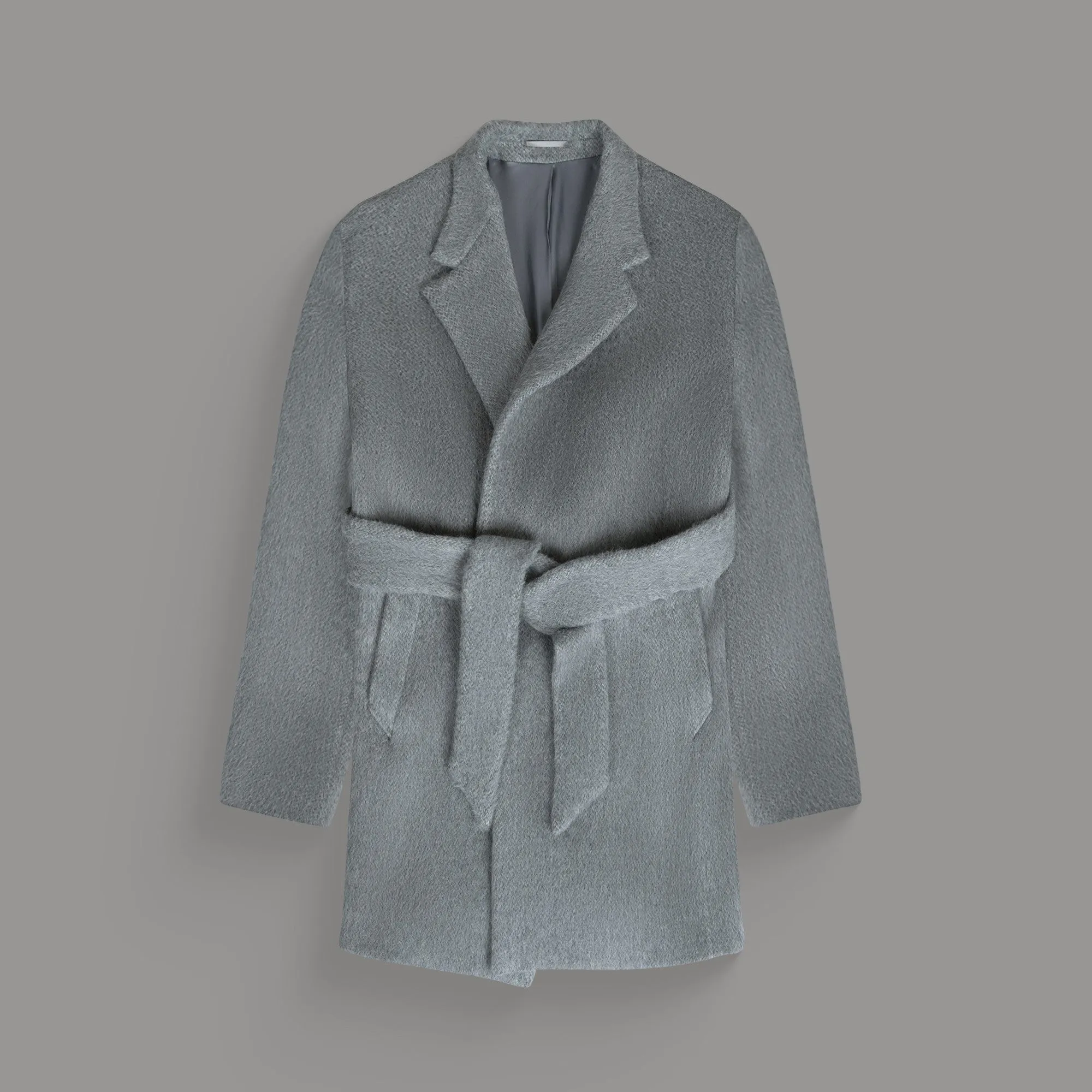 Classic Wool Silk Overcoat