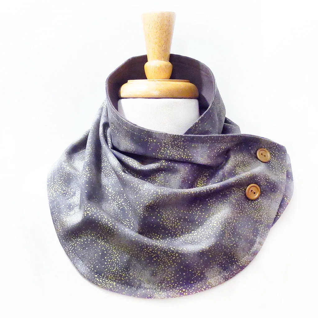 claudette button scarf