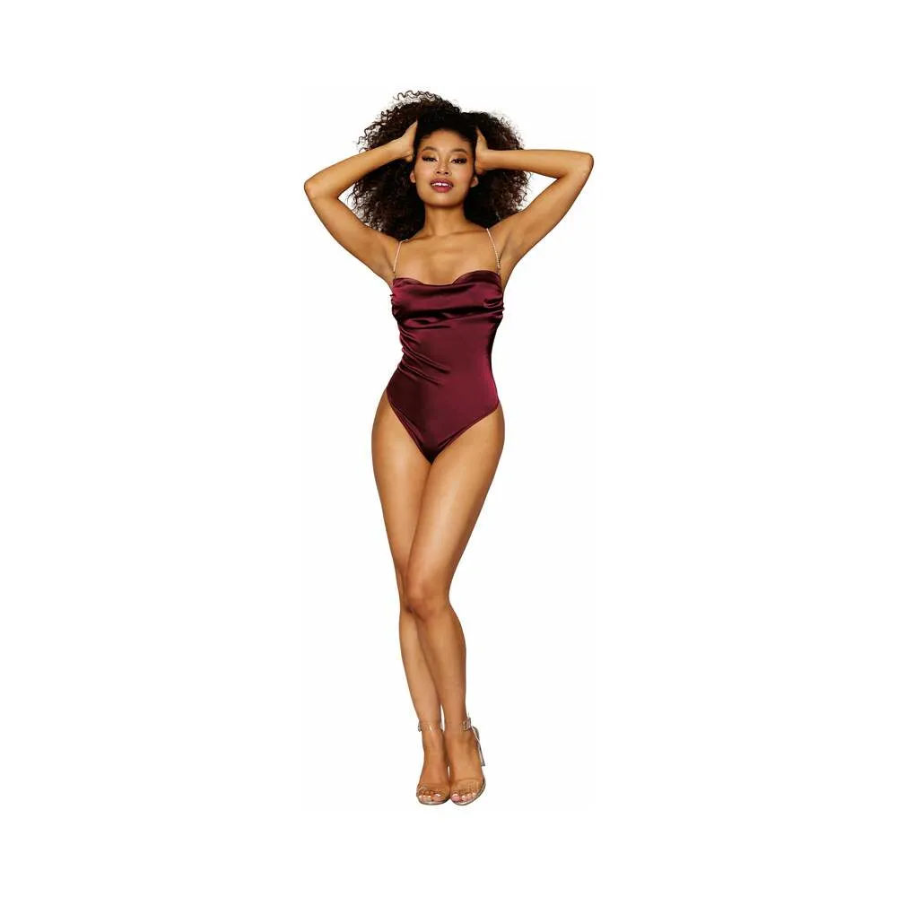 Dreamgirl Teddy Burgundy M Hanging