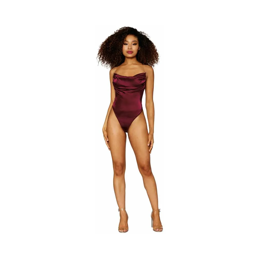 Dreamgirl Teddy Burgundy M Hanging