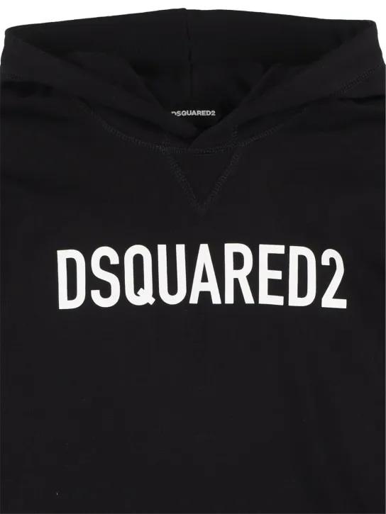 Dsquared2   Cotton sweatshirt hoodie w/ logo 