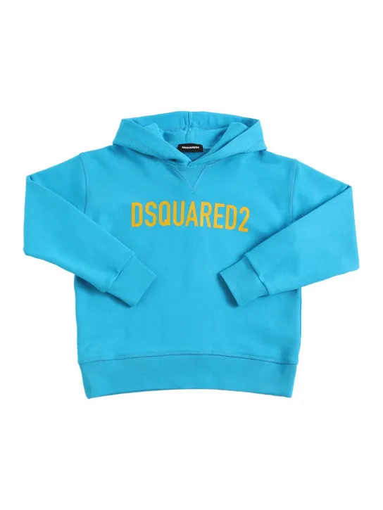 Dsquared2   Cotton sweatshirt hoodie w/ logo 