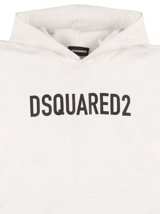 Dsquared2   Cotton sweatshirt hoodie w/ logo 