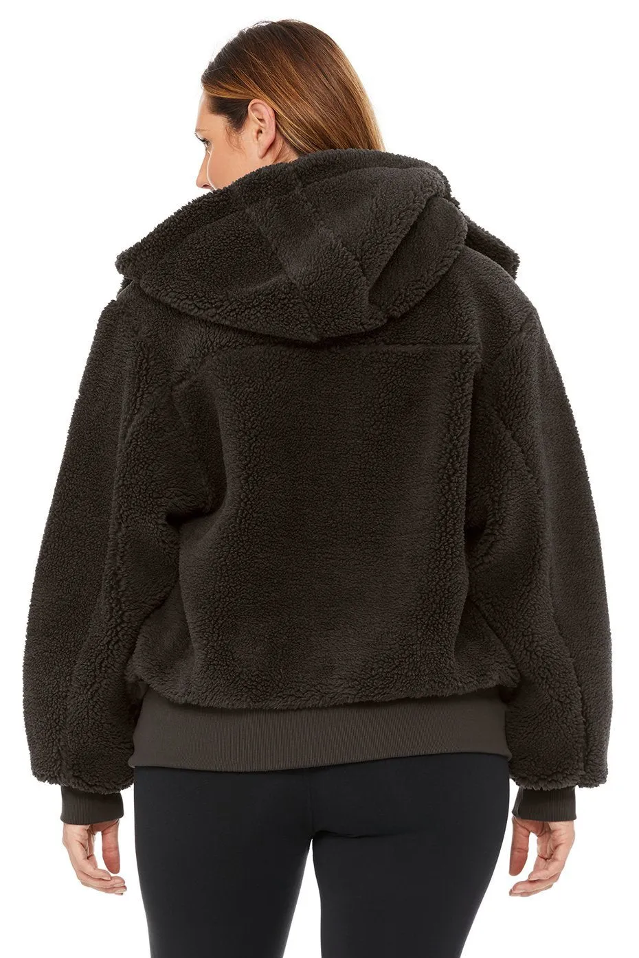 Foxy Sherpa Jacket - Dark Coco