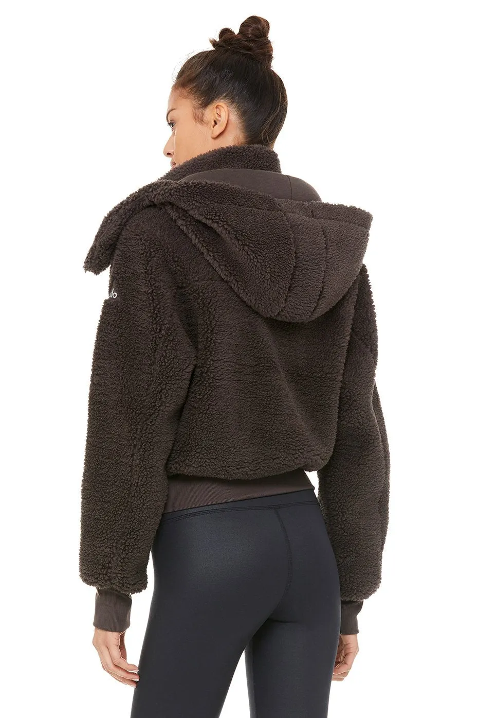 Foxy Sherpa Jacket - Dark Coco