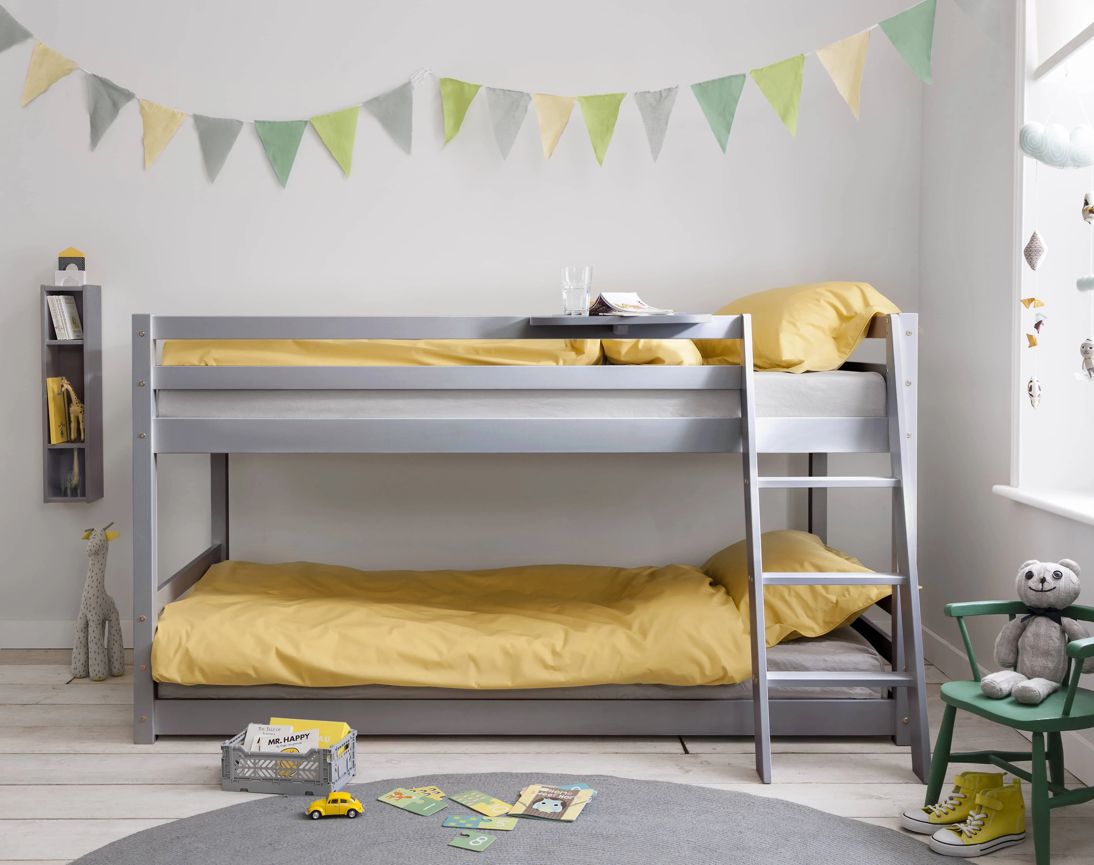 Frans Shelf for Cabin or Bunk Beds in Silk Grey