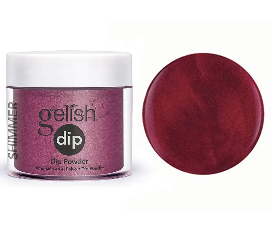 Gelish Professional Dip Powder I'm So Hot - Burgundy Shimmer - 23G