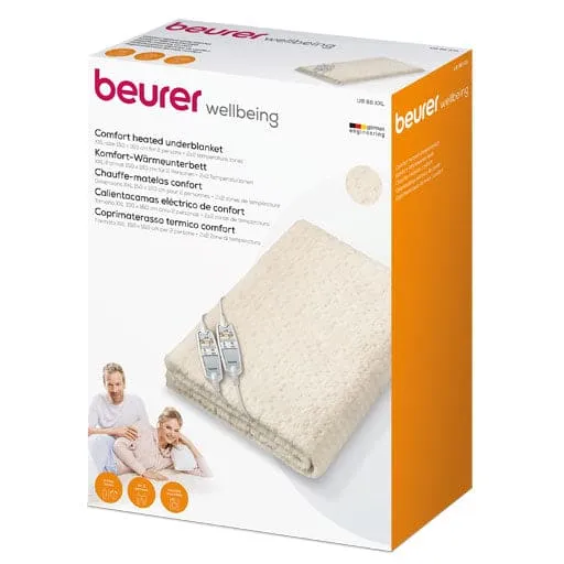 Germany(EU) BEURER UB86 Double Heated Underblanket Teddy