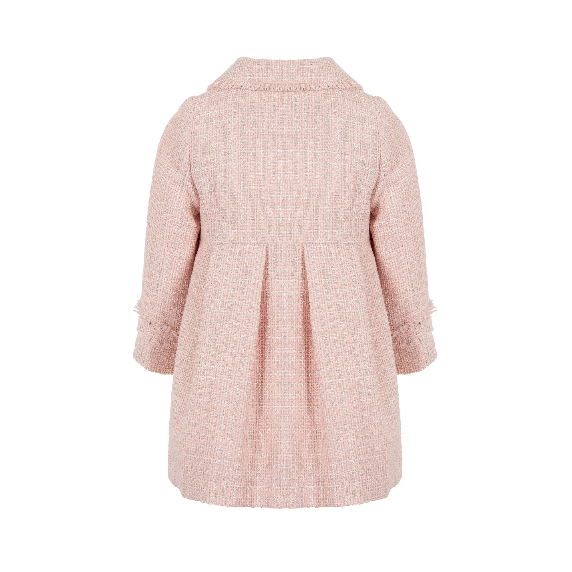 Girls Pink Overcoat