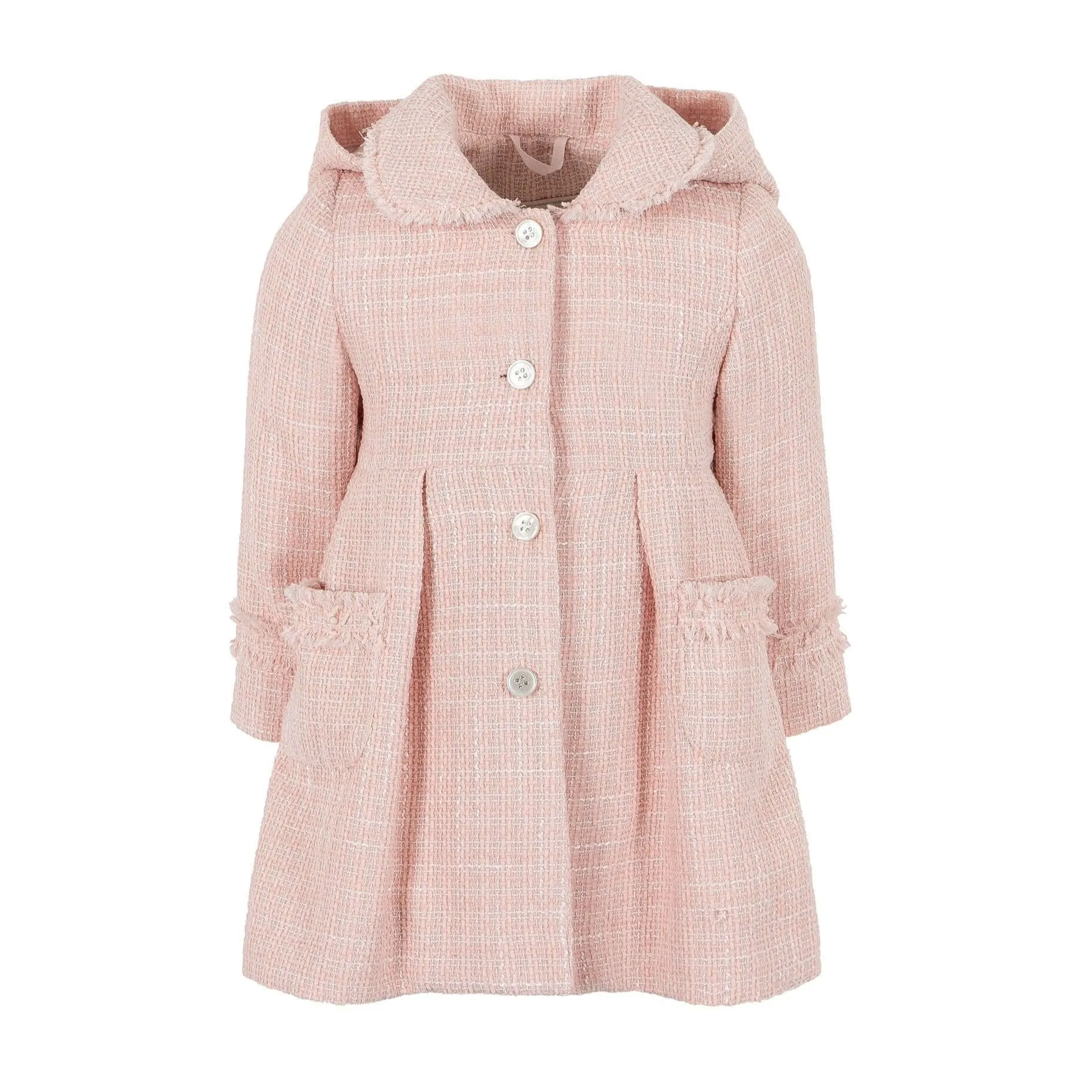 Girls Pink Overcoat