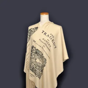 Hamlet Scarf/Shawl. William Shakespeare. The Tragedy of Hamlet, Prince of Denmark by William Shakespeare Scarf.