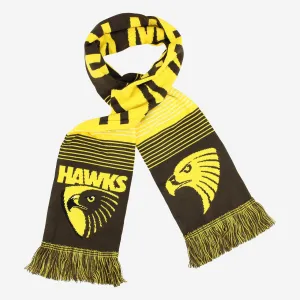 Hawthorn Hawks Mens Adults Linebreak Scarf