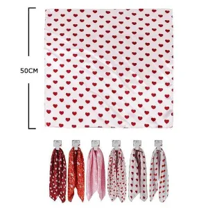 Heart Printed Scarf 7005 (12 units)