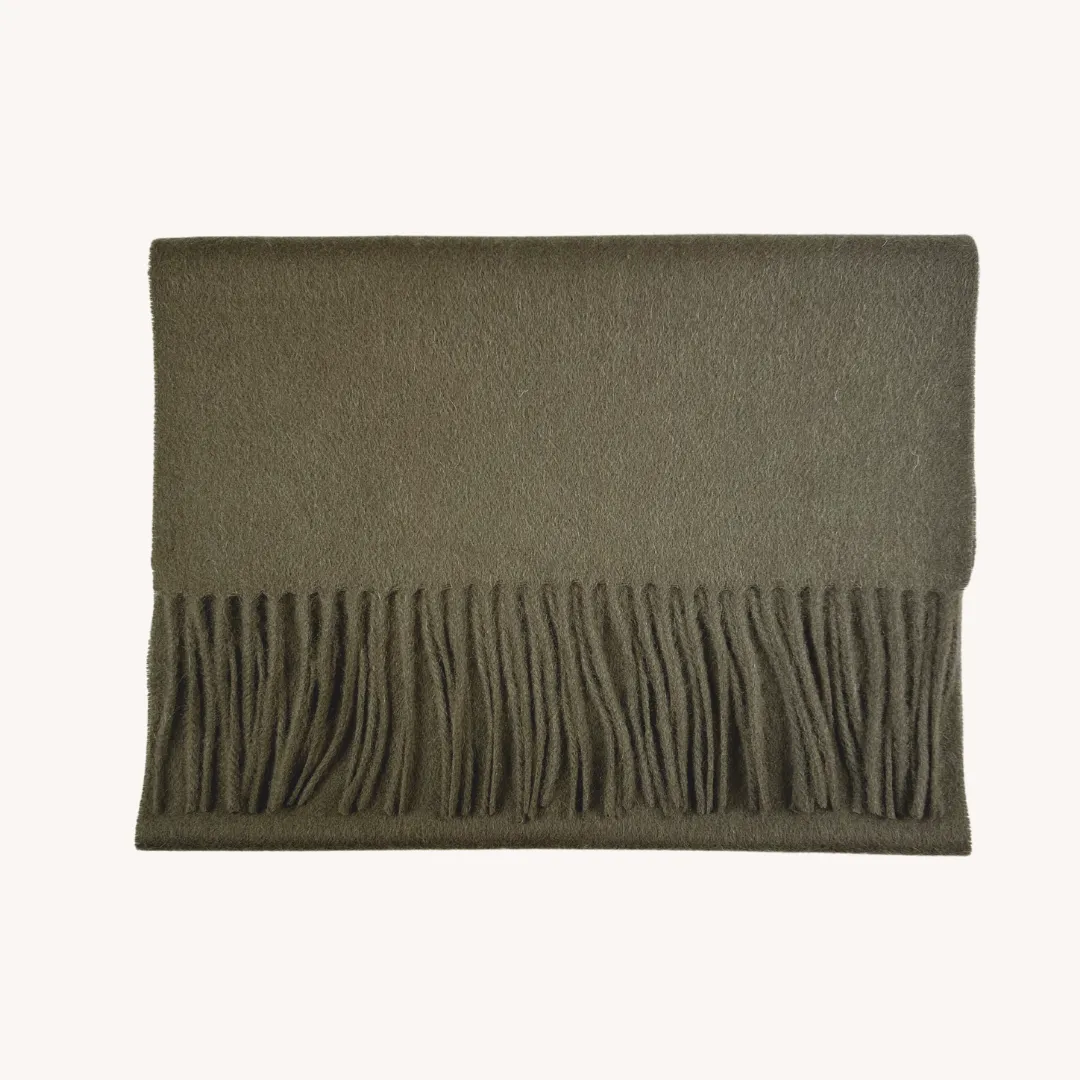 Hunting Green Cashmere Scarf