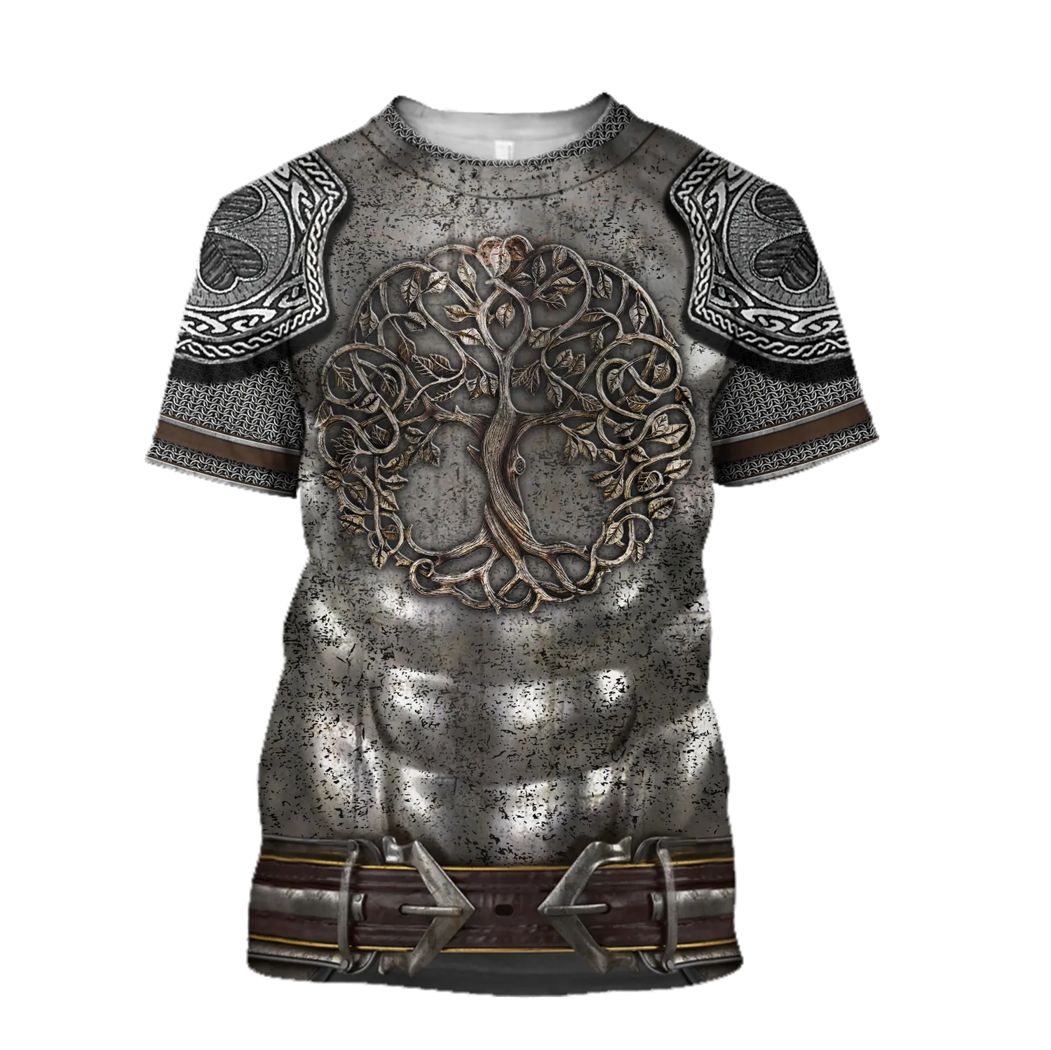 Irish Armor Warrior Knight Chainmail Shirts For Men and Women, Gift For St Patrick Day Shirt