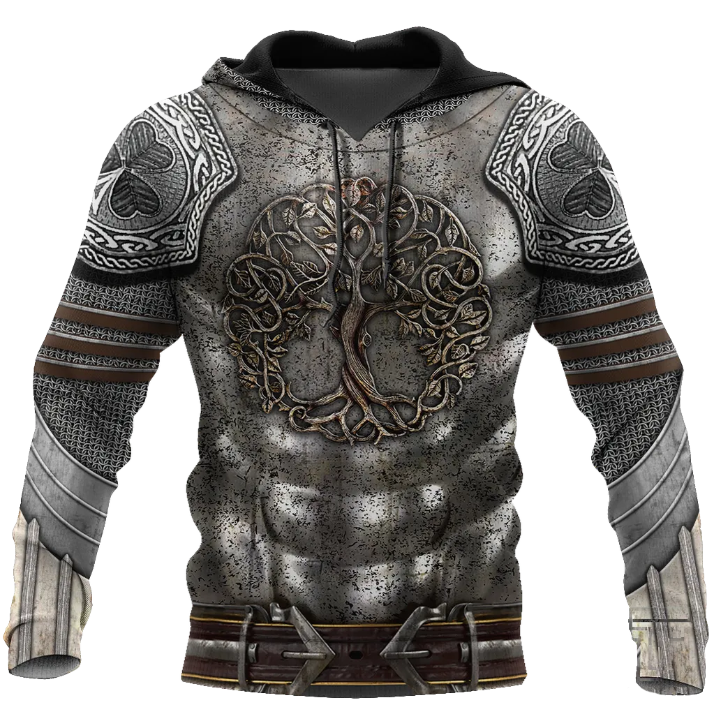 Irish Armor Warrior Knight Chainmail Shirts For Men and Women, Gift For St Patrick Day Shirt