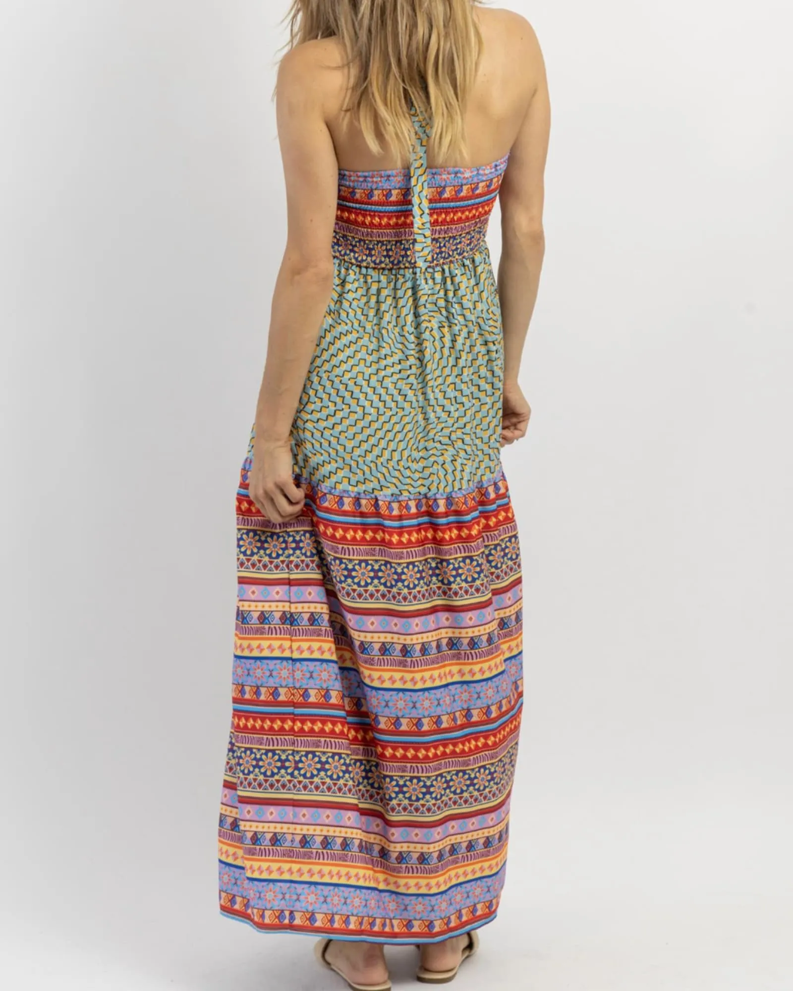 Kahuna Halter Maxi Dress In Blue | Blue