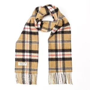 Lambswool Scarf: Camel