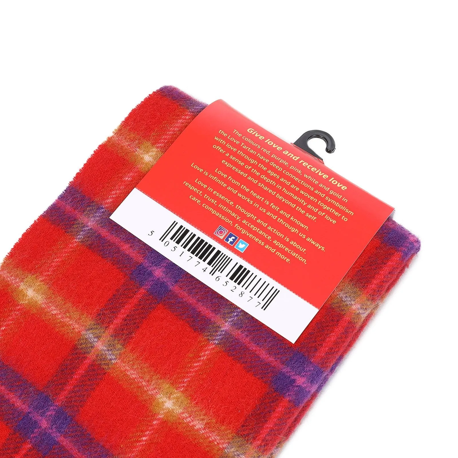 Lambswool Scottish Tartan Clan Scarf Love Tartan