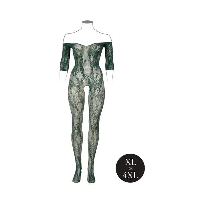 Le Desir Lace Long-Sleeved Bodystocking Queen Sizes - All Colors