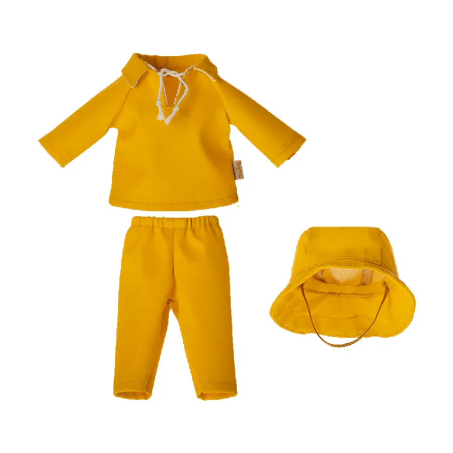 Maileg Teddy Dad Clothes, Rainwear with Hat